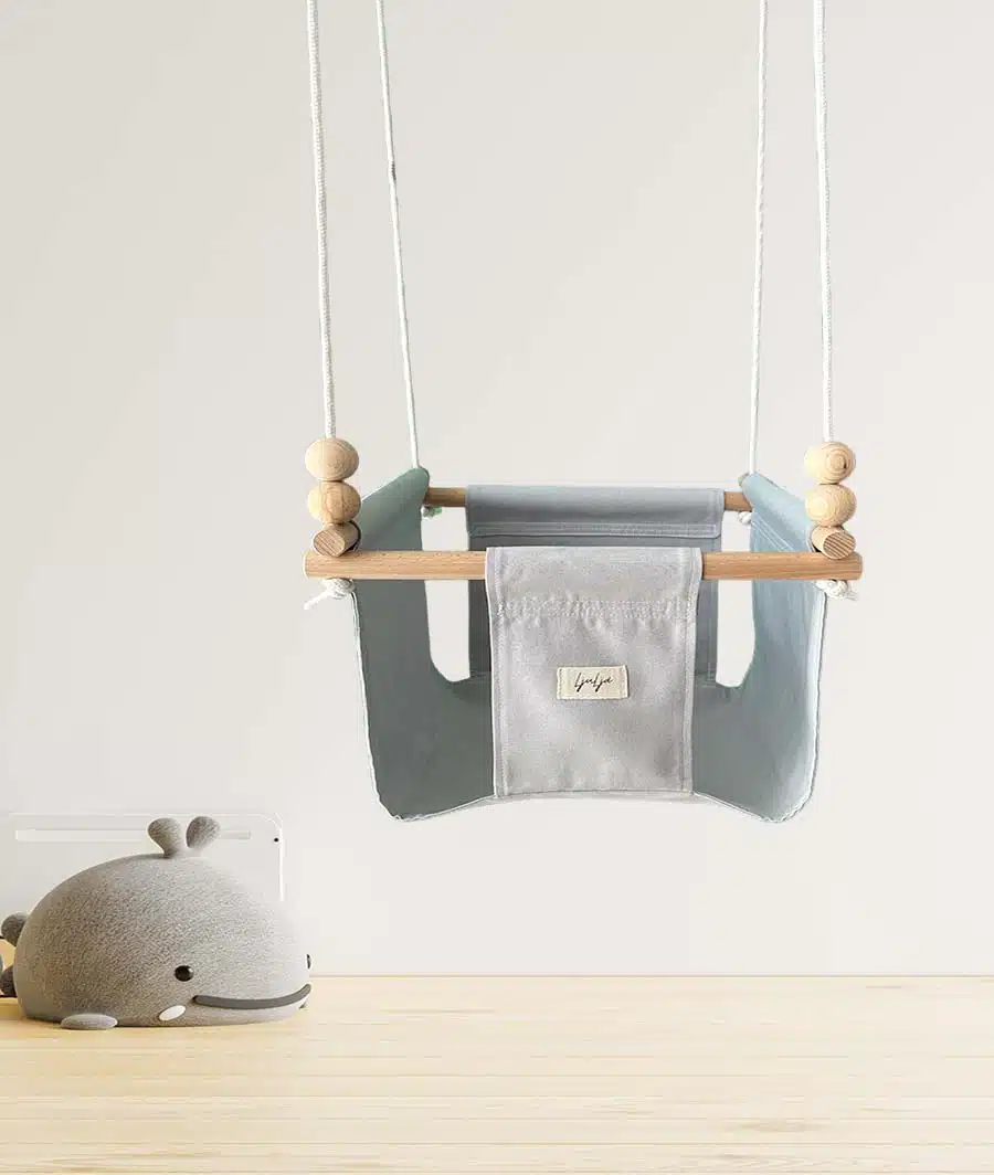 Ljuljačka za bebe i djecu - Siva