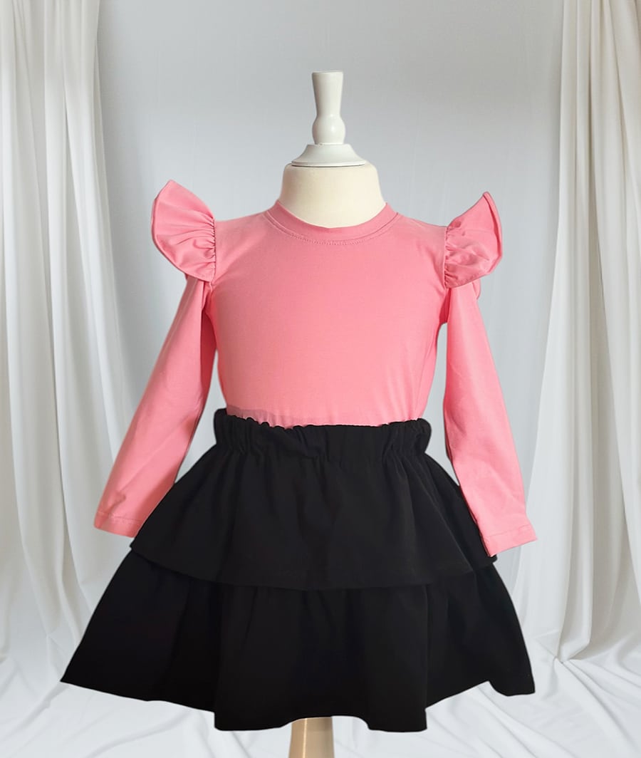 suknja i majica za djevojčice 1