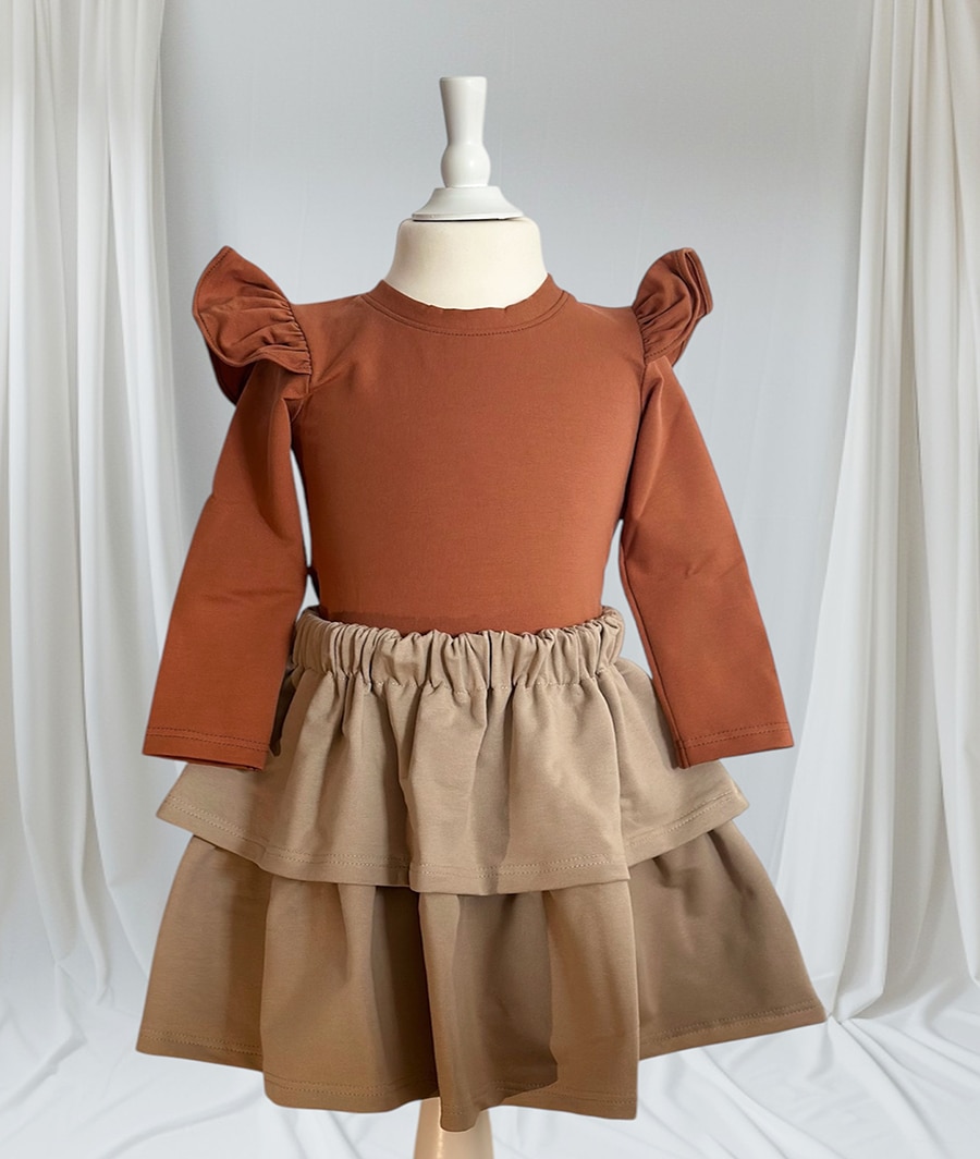 suknja i majica za djevojčice 2