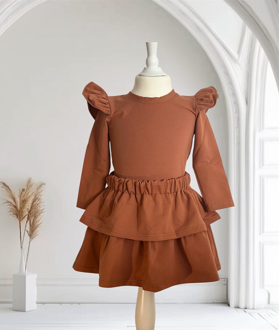 suknja i majica za djevojčice 7