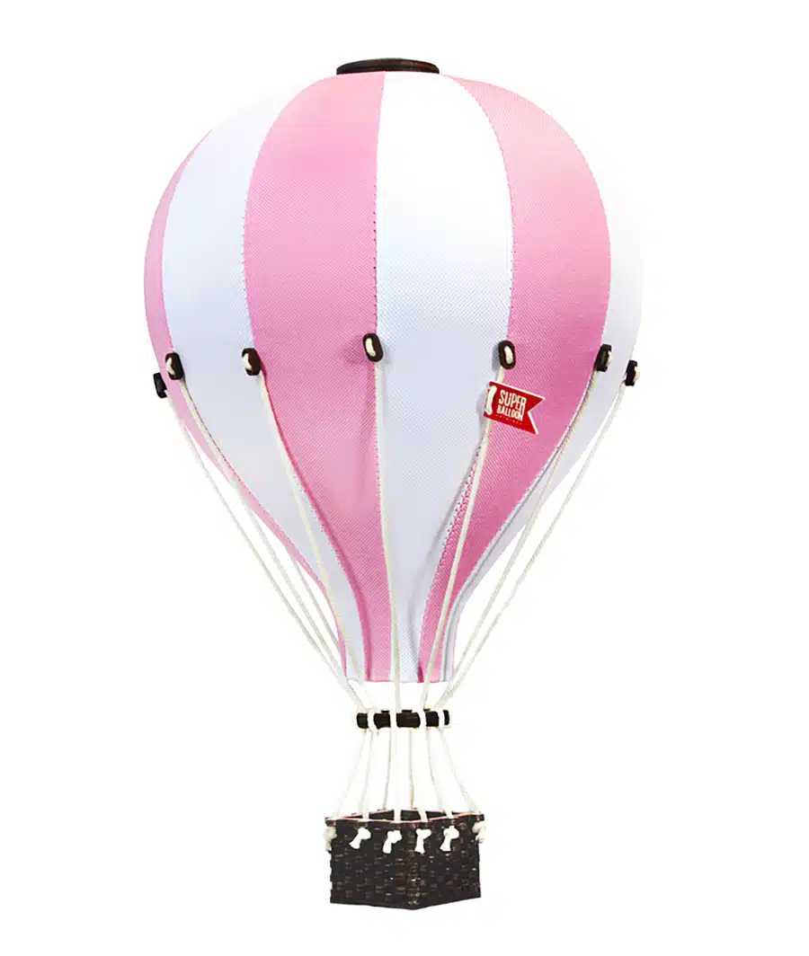 super balloon bijelo roza 731